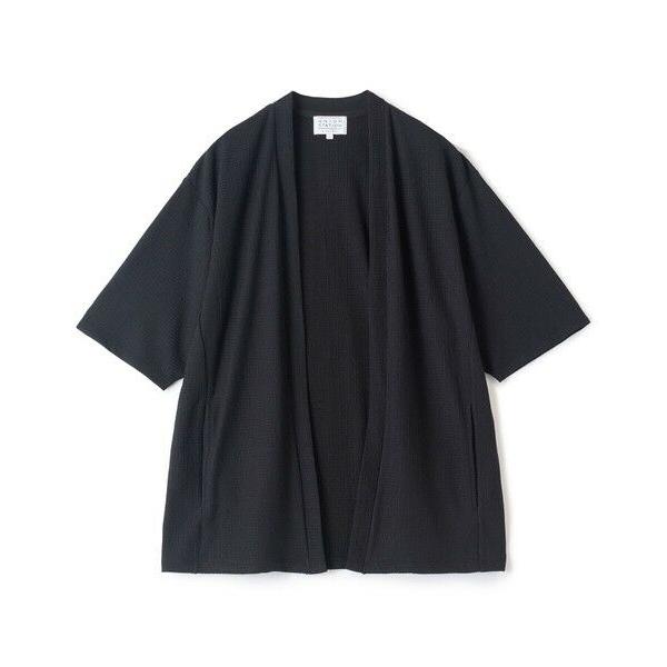 MEN'S BIGI / メンズビギ 【WEB限定】シア5分袖ボタンレスカーディガン＜ストレッチ・ハ...