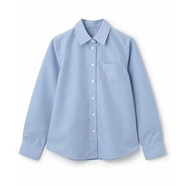 pom ponette junior / ポンポネット ジュニア ＊(イージーケア)角衿ブラウス