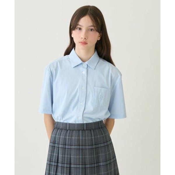 pom ponette junior / ポンポネット ジュニア 【UVカット】角衿半袖カットソーシ...