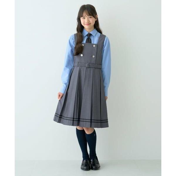 pom ponette junior / ポンポネット ジュニア 【卒服】タックプリーツジャンパース...