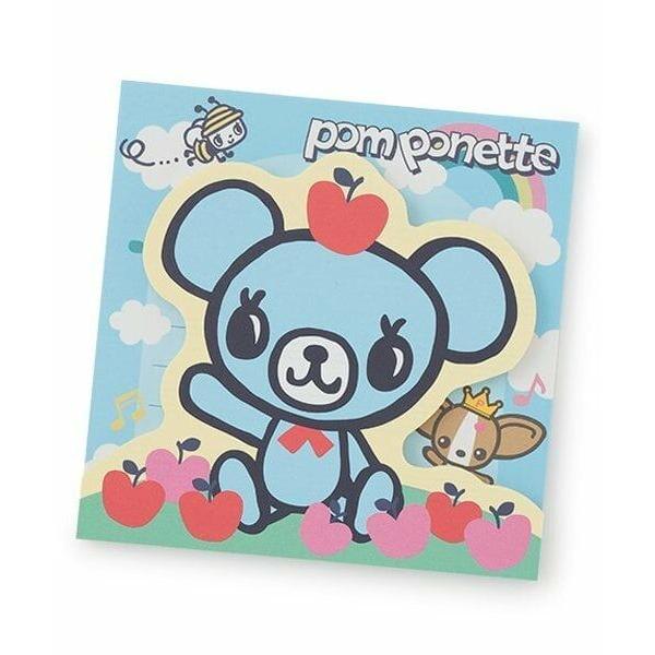pom ponette junior / ポンポネット ジュニア ミントくん ダイカットメモパッド