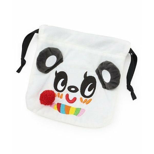 pom ponette junior / ポンポネット ジュニア おほほパンダ ミニ巾着