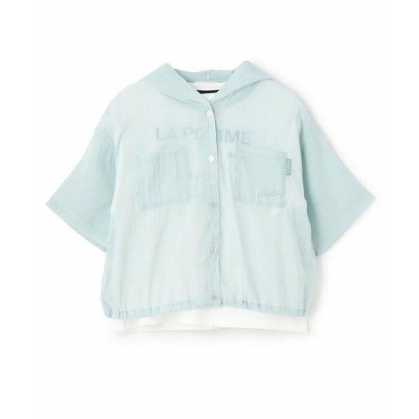 pom ponette junior / ポンポネット ジュニア 【接触冷感】シアーシャツパーカセッ...