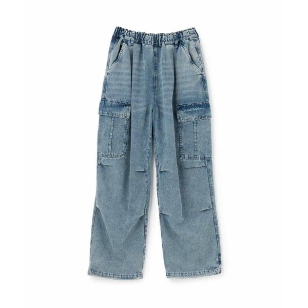 pom ponette junior / ポンポネット ジュニア 【130cmあり】デニムカーゴパン...