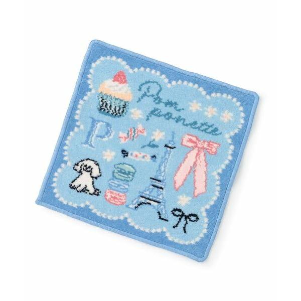 pom ponette junior / ポンポネット ジュニア シェニール織ハンカチ