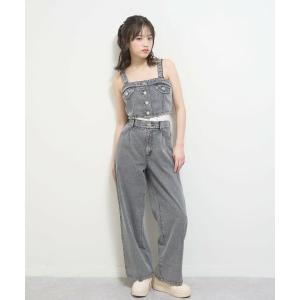Lovetoxic / ラブトキシック 【LTXC】デニムパンツビスチェセットアップ