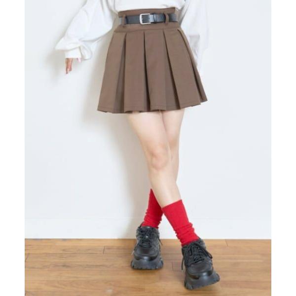 Lovetoxic / ラブトキシック 【GOODPRICE】【イージーケア】ベルトつきプリーツスカ...