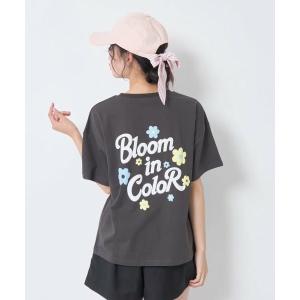 Lovetoxic / ラブトキシック 【秒かわトップス】【GOODPRICE】【綿100%】発泡フラワーロゴ半袖T