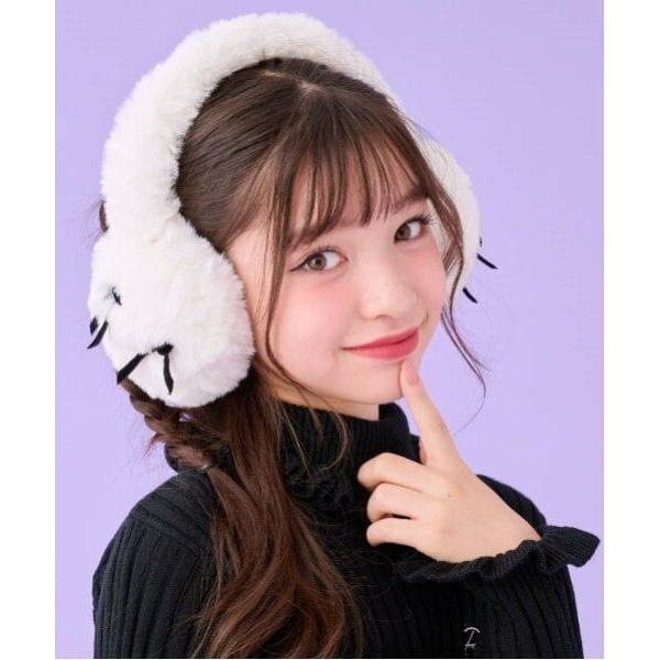 by LOVEiT / バイ ラビット リボンつきファーイヤマフ