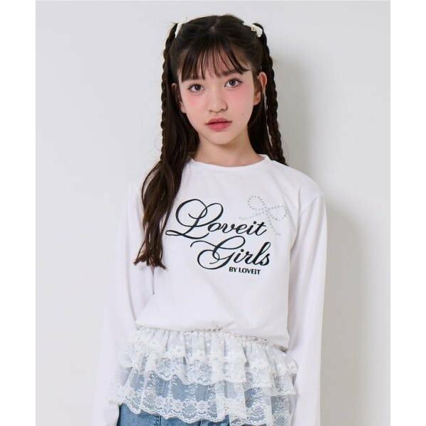 by LOVEiT / バイ ラビット 【WEB限定】キラキラリボンTシャツ