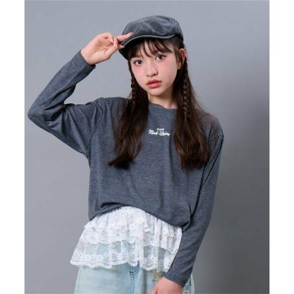 by LOVEiT / バイ ラビット ミニロゴロング丈Tシャツ