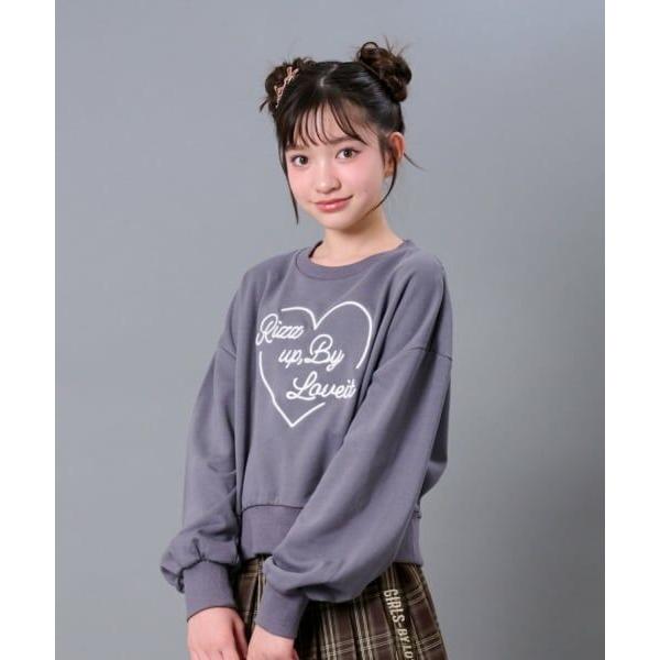 by LOVEiT / バイ ラビット ハートロゴプルオーバー