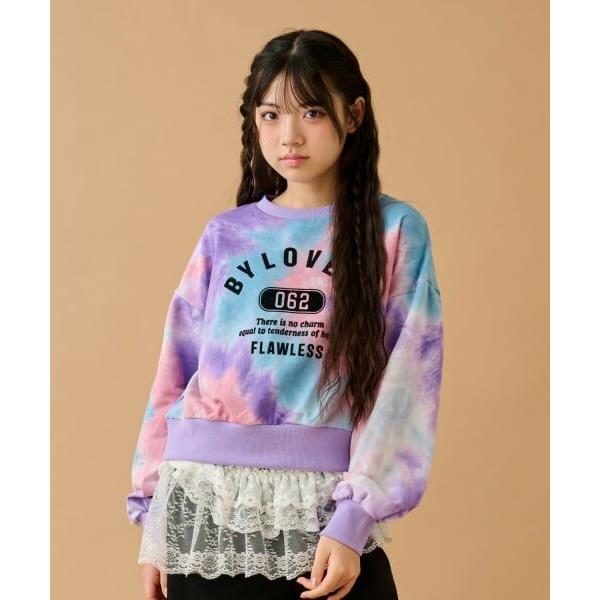 by LOVEiT / バイ ラビット タイダイカレッジトレーナー