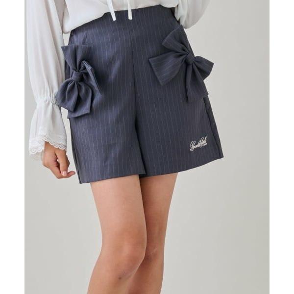 by LOVEiT / バイ ラビット 【卒服】ハイウエストリボンショートパンツ