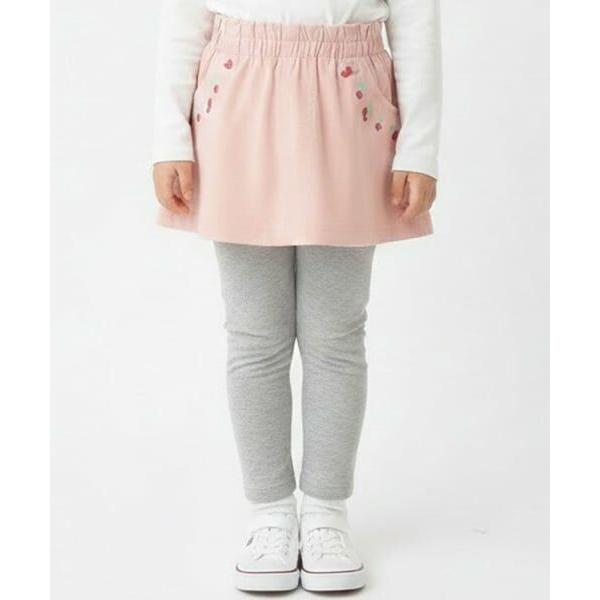 Pupil House / ピューピルハウス さくらんぼ刺しゅうスカッツ