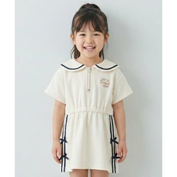 Pupil House / ピューピルハウス ハーフジップワンピース