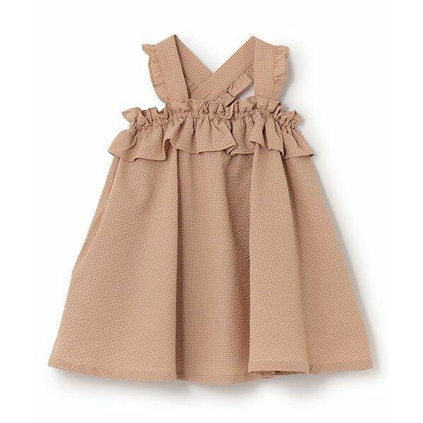 sense of wonder / センス オブ ワンダー サッカーギンガムチェックサンドレス【日本...