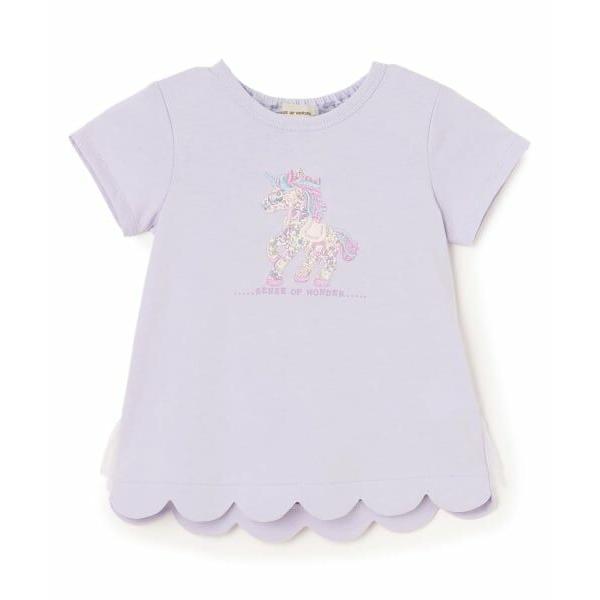 sense of wonder / センス オブ ワンダー ユニコーンリバティアップリケTシャツ