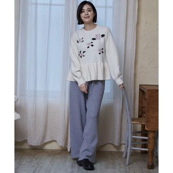 petit main LIEN / プティマイン リアン 【親子リンク/フワもちっと】ニットパンツ