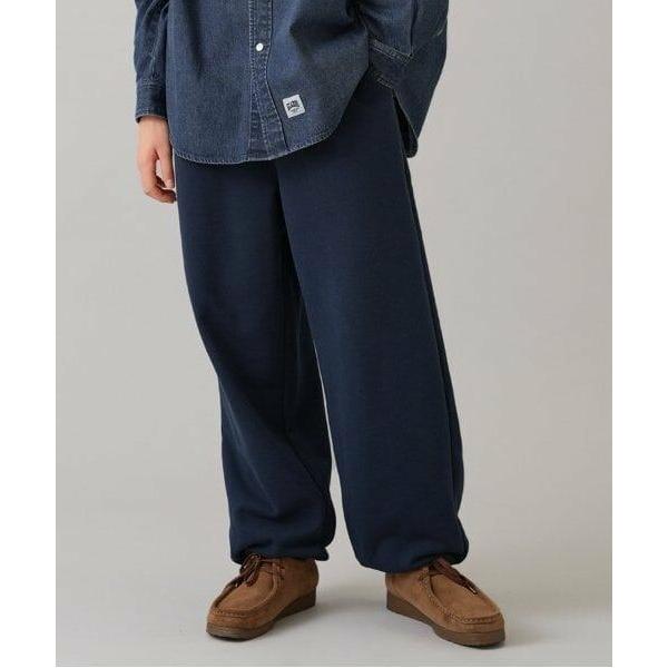 GLAZOS / グラソス 【大人向けサイズあり】裏毛・ワンポイント刺繍ロゴパンツ