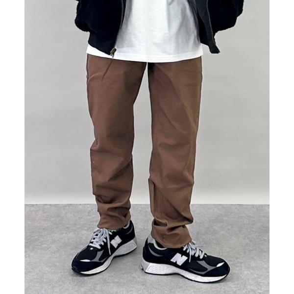 GLAZOS / グラソス 綿ポリストレッチツイル・スリムパンツ