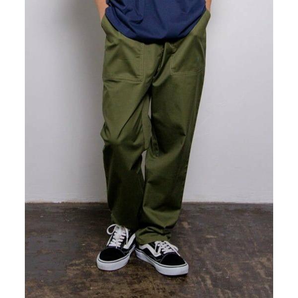 GLAZOS / グラソス 綿ポリストレッチツイル・ベイカーパンツ