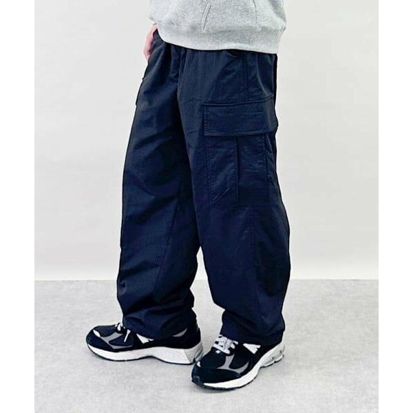 GLAZOS / グラソス ナイロン起毛裏地つきカーゴパンツ