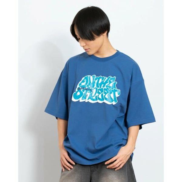 GLAZOS / グラソス 発砲プリントTシャツ
