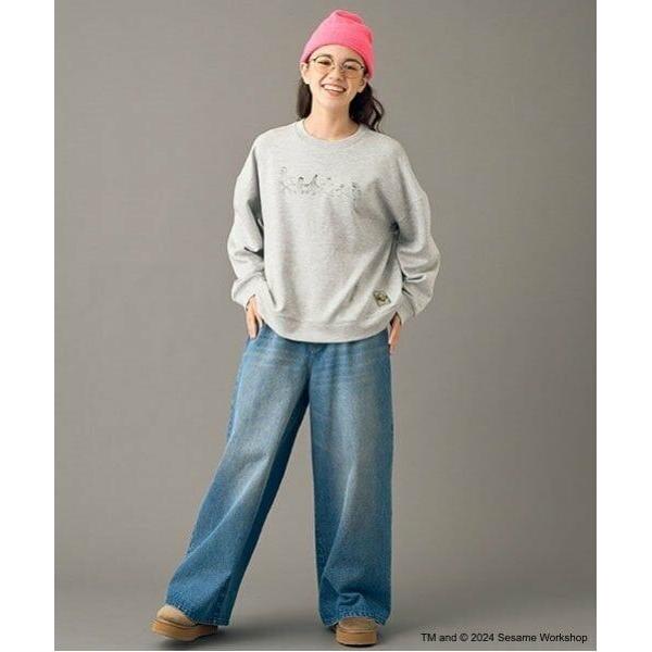 POM PONETTE AMI / ポンポネット アミ 【AMI】パールフックデニムワイドパンツ