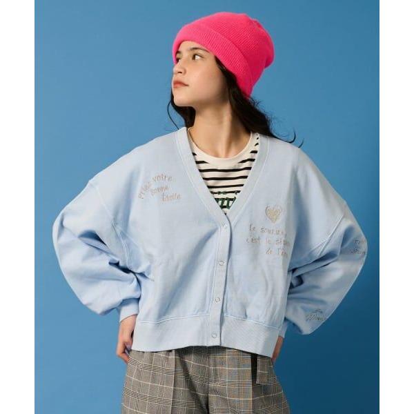 POM PONETTE AMI / ポンポネット アミ 【AMI】らくがき刺しゅうウラケカーディガン