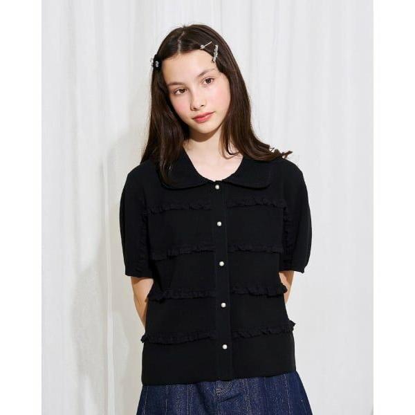 POM PONETTE AMI / ポンポネット アミ 【AMI】レースカーディガン