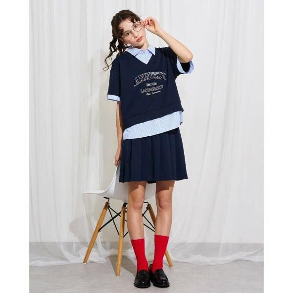 POM PONETTE AMI / ポンポネット アミ 【AMI】レイヤード風セットアップ