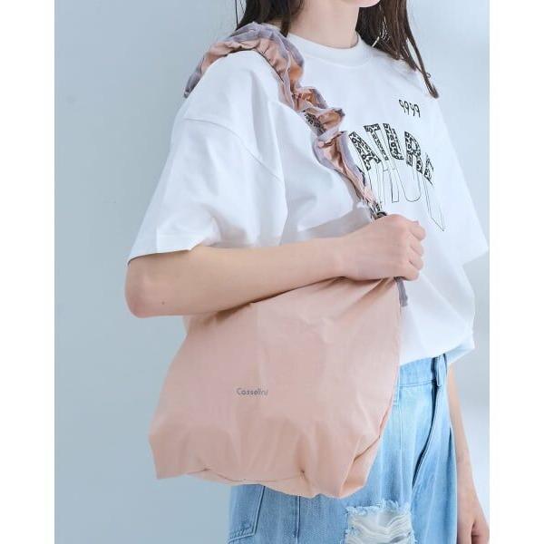 POM PONETTE AMI / ポンポネット アミ 【キャセリーニ】フリルエコバッグ