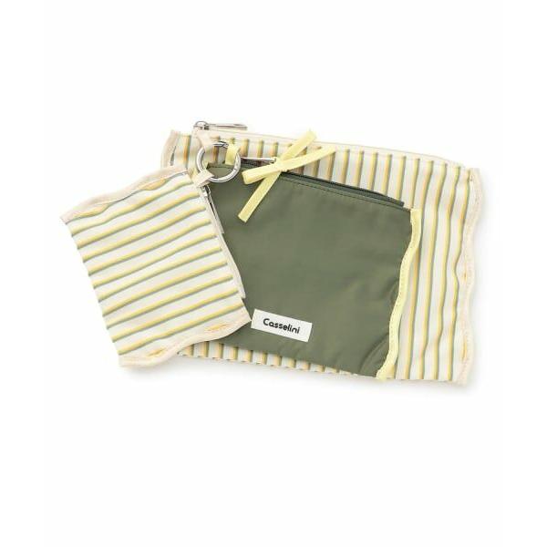 POM PONETTE AMI / ポンポネット アミ 【キャセリーニ】ストライプポーチセット