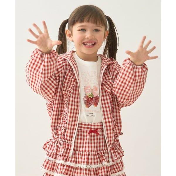 Lycee mine / リセマイン 【UV加工】ギンガムチェックフリルブルゾン【Lycee min...