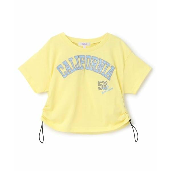 PINK-latte / ピンク ラテ 【別注】サイドギャザーデザイン半袖Tシャツ