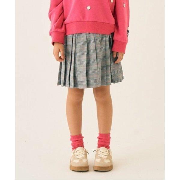 minimal / ミニマル グレンチェック　プリーツキュロット