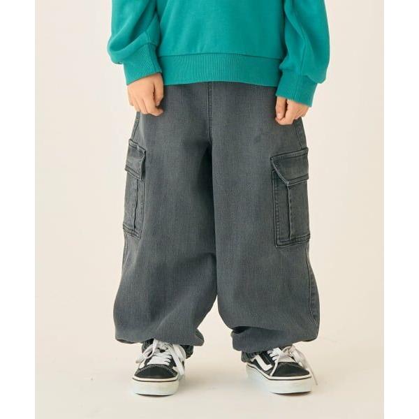minimal / ミニマル 【ストレッチ】デニムカーゴパンツ