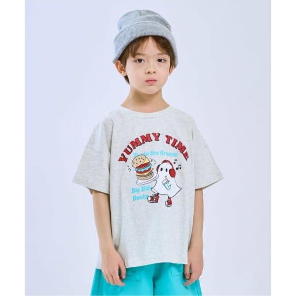 minimal / ミニマル 【綿100%】オバケイラストルーズ半袖Tシャツ
