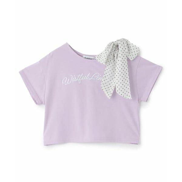 minimal / ミニマル 【リボン2WAY】ワンショルTシャツ