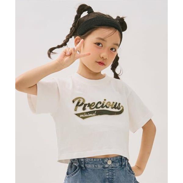 minimal / ミニマル 【綿100%】ロゴアソートクロップド半袖Tシャツ