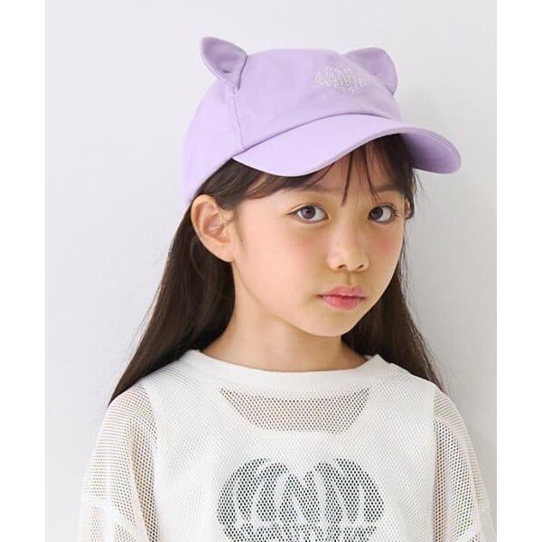 minimal / ミニマル 【UV】ラインストーンネコミミキャップ