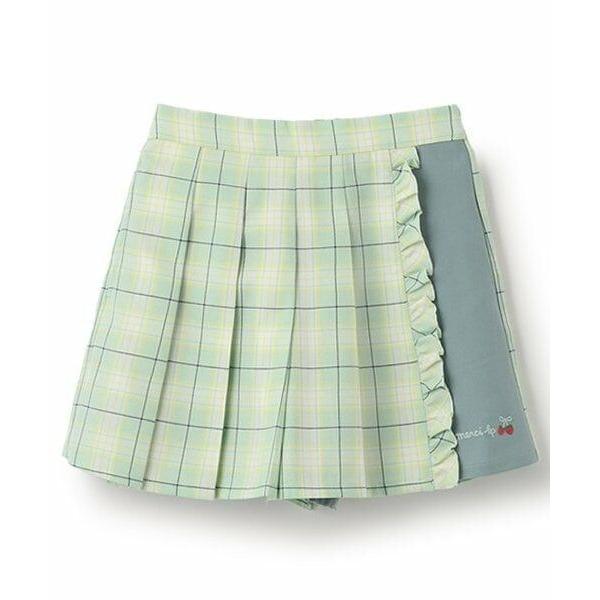 KP / ケーピー チェックプリーツキュロット