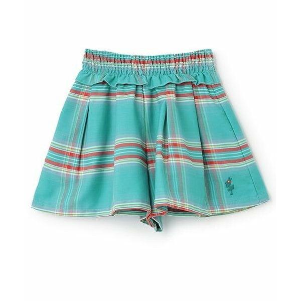 KP / ケーピー ウエストシャーリングチェックキュロット