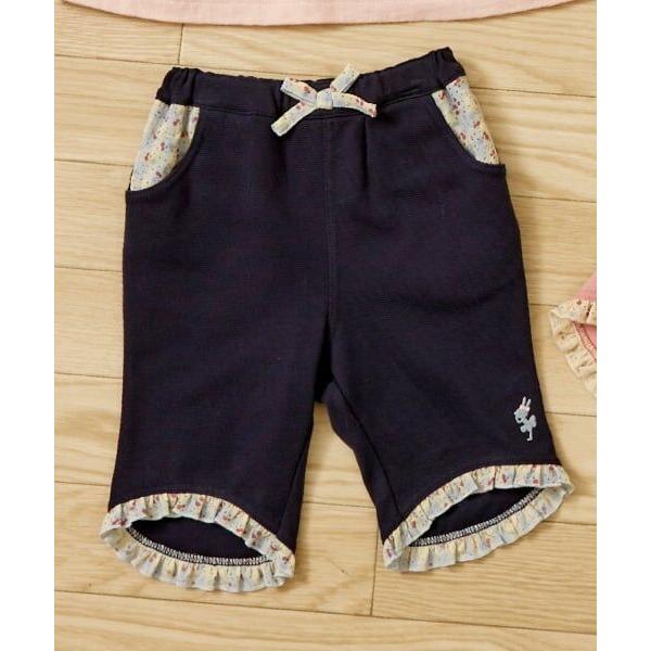 KP / ケーピー SZ天竺 5分丈フリルパンツ