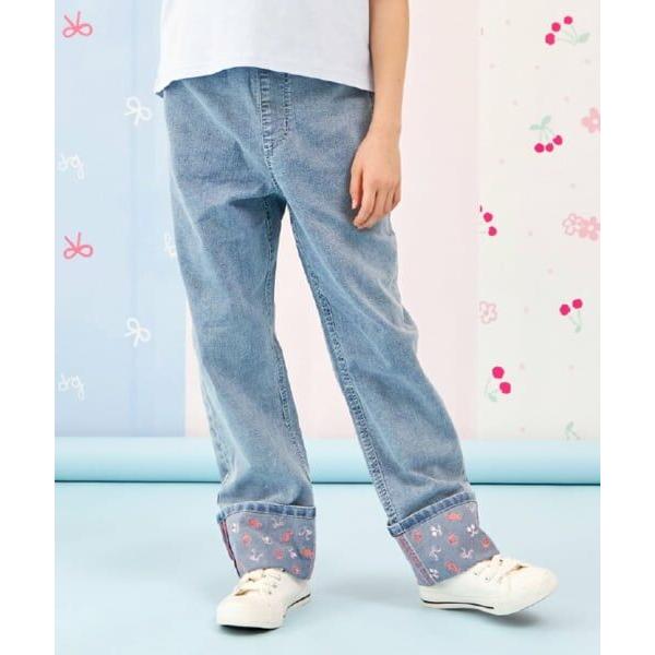 KP / ケーピー 【Trois Lapins】 ストレッチデニム ロールアップパンツ