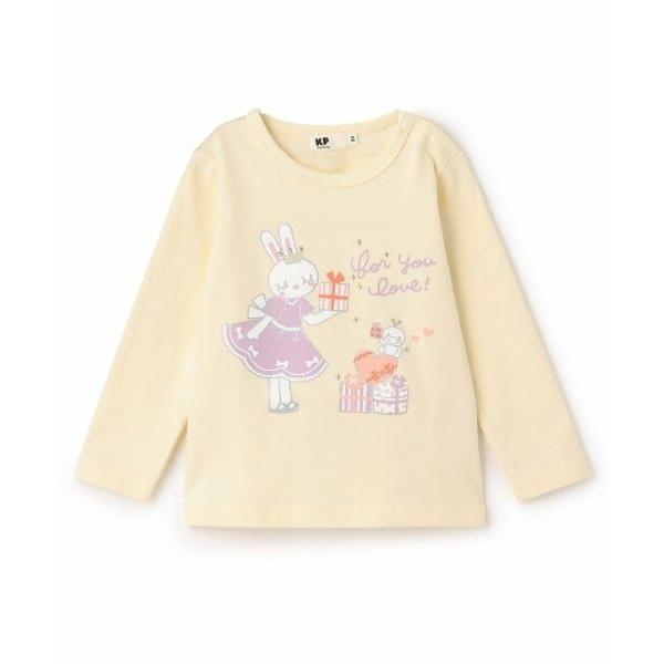 KP / ケーピー 【GOOD PRICE】 mimiちゃんプリント 長袖Tシャツ