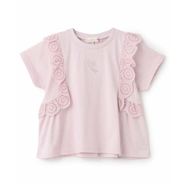 KP / ケーピー 肩レースTシャツ