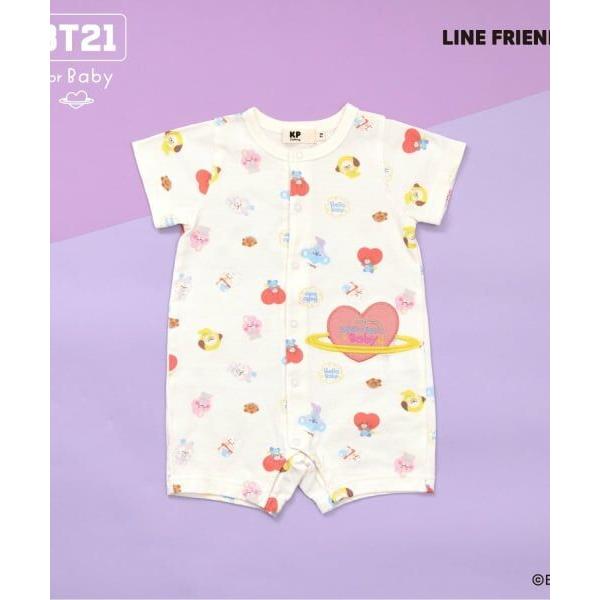 KP / ケーピー 【BT21】アップリケ 総柄ショートオール