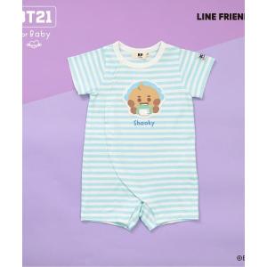 KP / ケーピー 【大好評につき再入荷】【BT21】アップリケボーダーショートオール